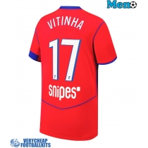 Paris Saint-Germain Vitinha #17 Replica Third Shirt 2025-26 Short Sleeve